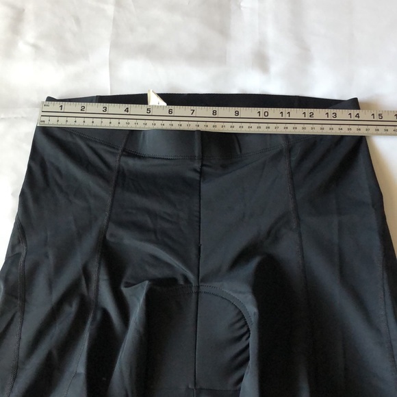 Mens Novara size XL Solid Black Padded Biker Shorts RN 37249 - Picture 8 of 9